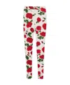 Saint Laurent Slim-fit Pants In Silky Rose Jersey In White
