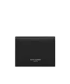 Saint Laurent Fold Business Card Holder In Black