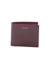 Saint Laurent Folding Wallet In Red