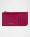 Saint Laurent Fragments Card Case In Leather