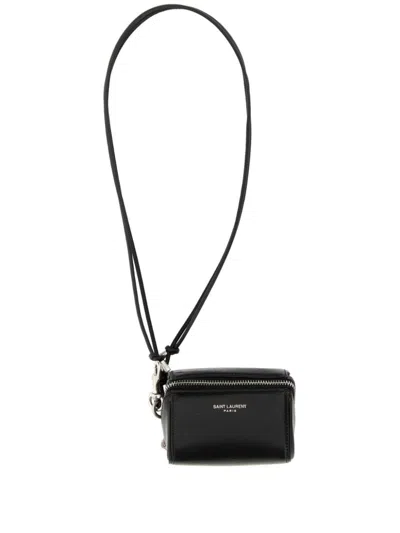 Saint Laurent Fragments Mini Bag In Black