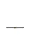 Saint Laurent Frame Belt In Black