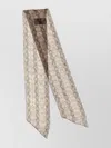 Saint Laurent Silk Scarf Scarves And Foulards Multicolor In Neutral