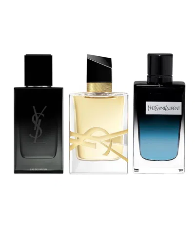 Saint Laurent Free 3-pc. Gift With Any $210 Ysl Fragrance Purchase In Transparent