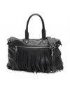 Saint Laurent Fringe Boston Bag