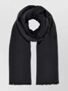 Saint Laurent Fringed Silk Scarf Soft Texture