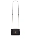 Saint Laurent Front Flap Nolita Mini With Quilted Topstitching Bags In Black