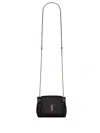Saint Laurent Front Flap Nolita Mini With Quilted Topstitching Bags In Black