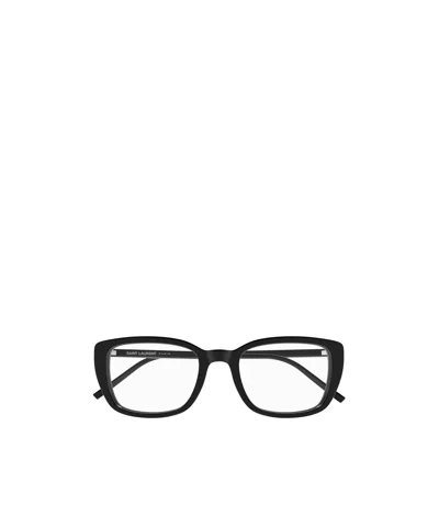 Saint Laurent Full-frame Flat Mirror In Black