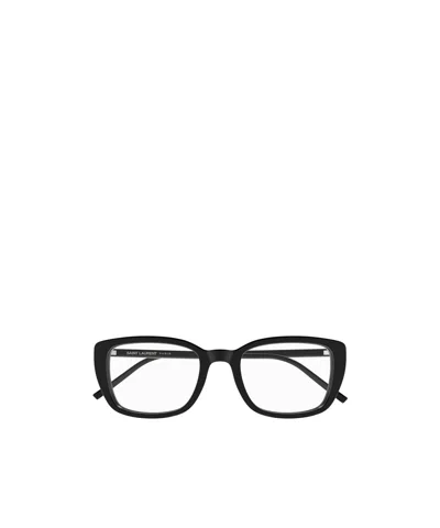 Saint Laurent Full-frame Flat Mirror In Black