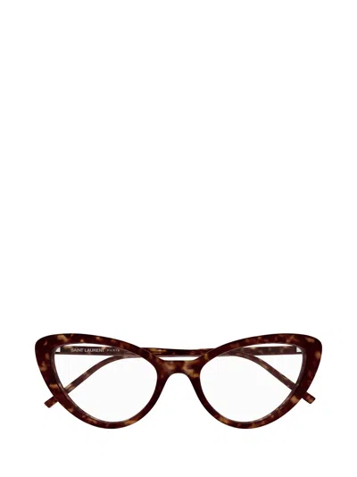 Saint Laurent Full-frame Flat Mirror In Brown