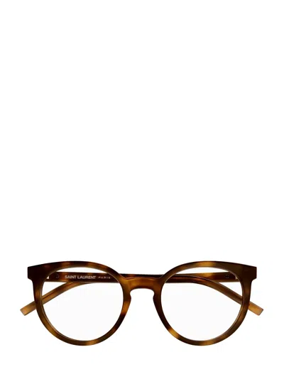 Saint Laurent Full-frame Flat Mirror In Brown