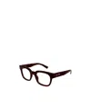 Saint Laurent Full-frame Flat Mirror In Brown