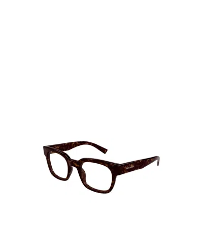 Saint Laurent Full-frame Flat Mirror In Brown