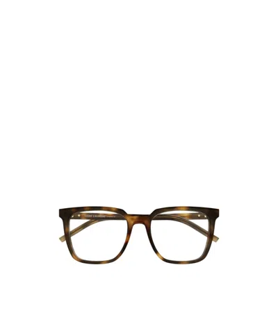 Saint Laurent Full-frame Flat Mirror In Brown