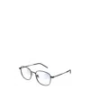 Saint Laurent Full Frame Flat-topped Glasses In White