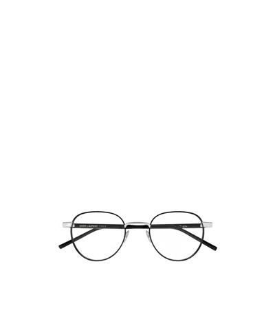 Saint Laurent Full Frame Plain Mirror In Black