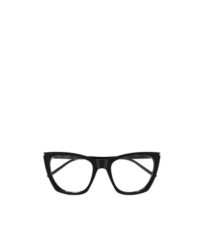 Saint Laurent Full Frame Plain Mirror In Black