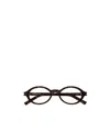 Saint Laurent Full Frame Plain Mirror In Black