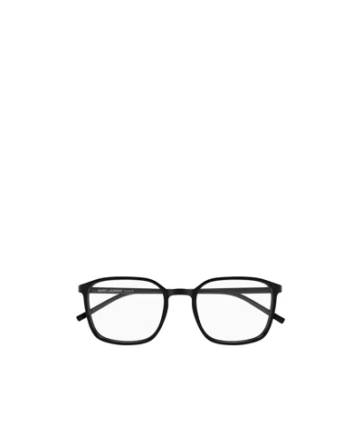 Saint Laurent Full Frame Plain Mirror In Black