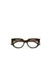 Saint Laurent Full-frame Plain Mirror In Brown