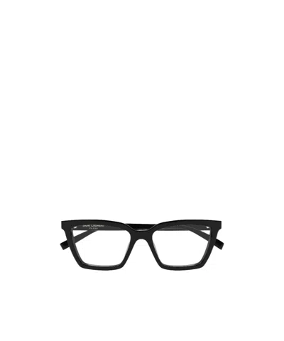 Saint Laurent Full Frame Plain Mirror In Purple