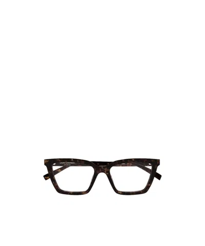 Saint Laurent Full Frame Plain Mirror In Black