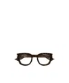 Saint Laurent Full-frame Plain Mirror In Brown