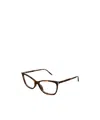 Saint Laurent Full-frame Plain Mirror In Brown