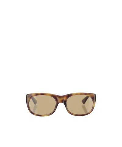 Saint Laurent Full Frame Sunglasses In Brown