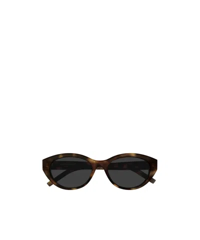 Saint Laurent Full Frame Sunglasses In Black