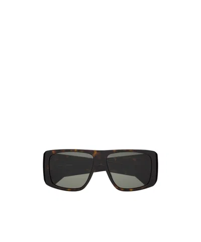 Saint Laurent Full Frame Sunglasses In Brown