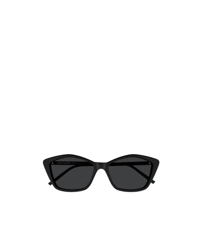 Saint Laurent Full Frame Sunglasses In Black