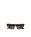 Saint Laurent Full Frame Sunglasses In Black
