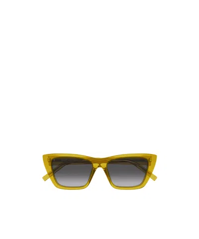 Saint Laurent Full Frame Sunglasses In Black