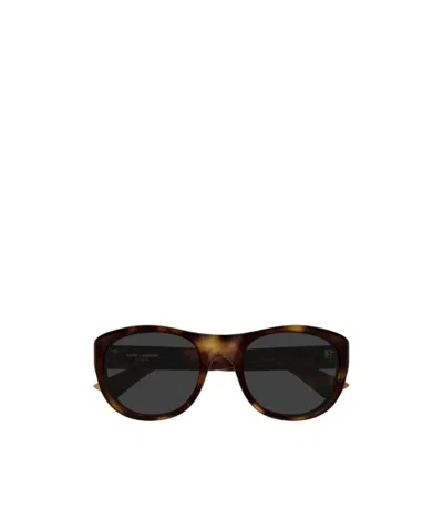Saint Laurent Full Frame Sunglasses In Black