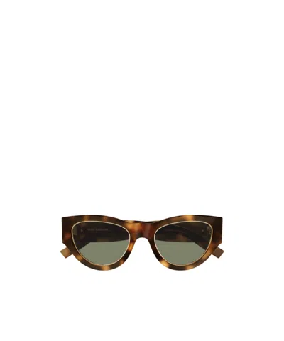 Saint Laurent Full Frame Sunglasses In Black