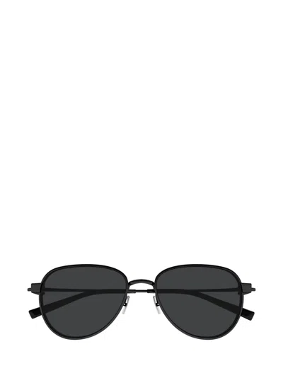 SAINT LAURENT SAINT LAURENT EYEWEAR OVAL FRAME SUNGLASSES