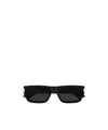 Saint Laurent 54mm Rectangular Sunglasses In Black