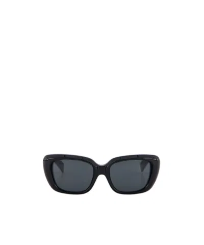 Saint Laurent Full Frame Sunglasses In Black