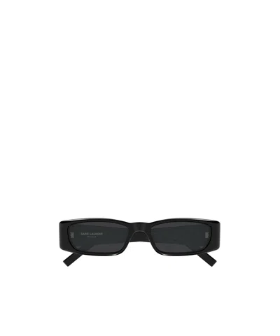 Saint Laurent Full Frame Sunglasses In Yellow