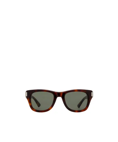 Saint Laurent Full Frame Sunglasses In Gray