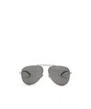 Saint Laurent Full Frame Sunglasses In Gray