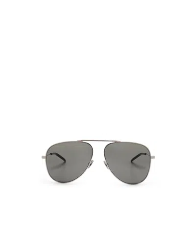Saint Laurent Full Frame Sunglasses In Gray