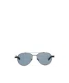 Saint Laurent Pilot-frame Sunglasses In Gray