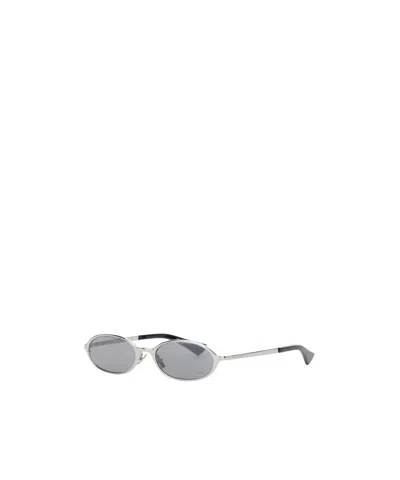Saint Laurent Full Frame Sunglasses In Metallic