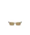 Saint Laurent Betty Square-frame Acetate Sunglasses In Green
