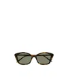 Saint Laurent Full Frame Sunglasses In Green