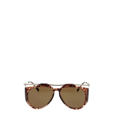 SAINT LAURENT SL M137 AMELIA PILOT-FRAMED SUNGLASSES