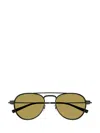 Saint Laurent 54mm Aviator Sunglasses In Green